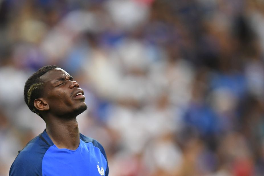 He helped France reach the final of Euro 2016, but was unable to lead his team to victory on home turf.  Eder's extra-time strike won it for Portugal, leaving Pogba and his teammates heartbroken, but a move to Manchester soon beckoned. 
