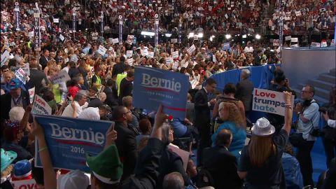 dnc convention bernie sanders supporters unify with hillary clinton bts_00003804.jpg