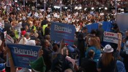 dnc convention bernie sanders supporters unify with hillary clinton bts_00003804.jpg