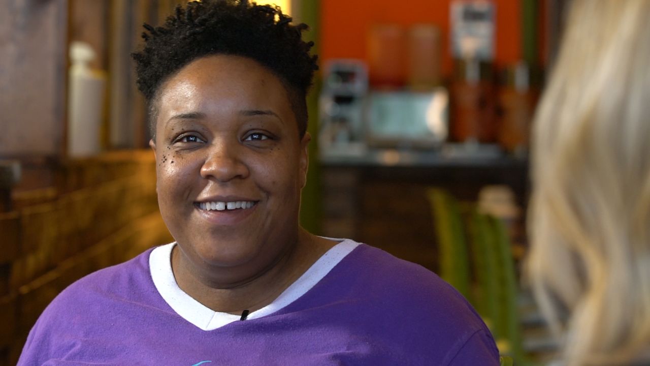 Crystal Peterson is the co-owner of "Yo Mamas" restaurant in Birmingham, Alabama.