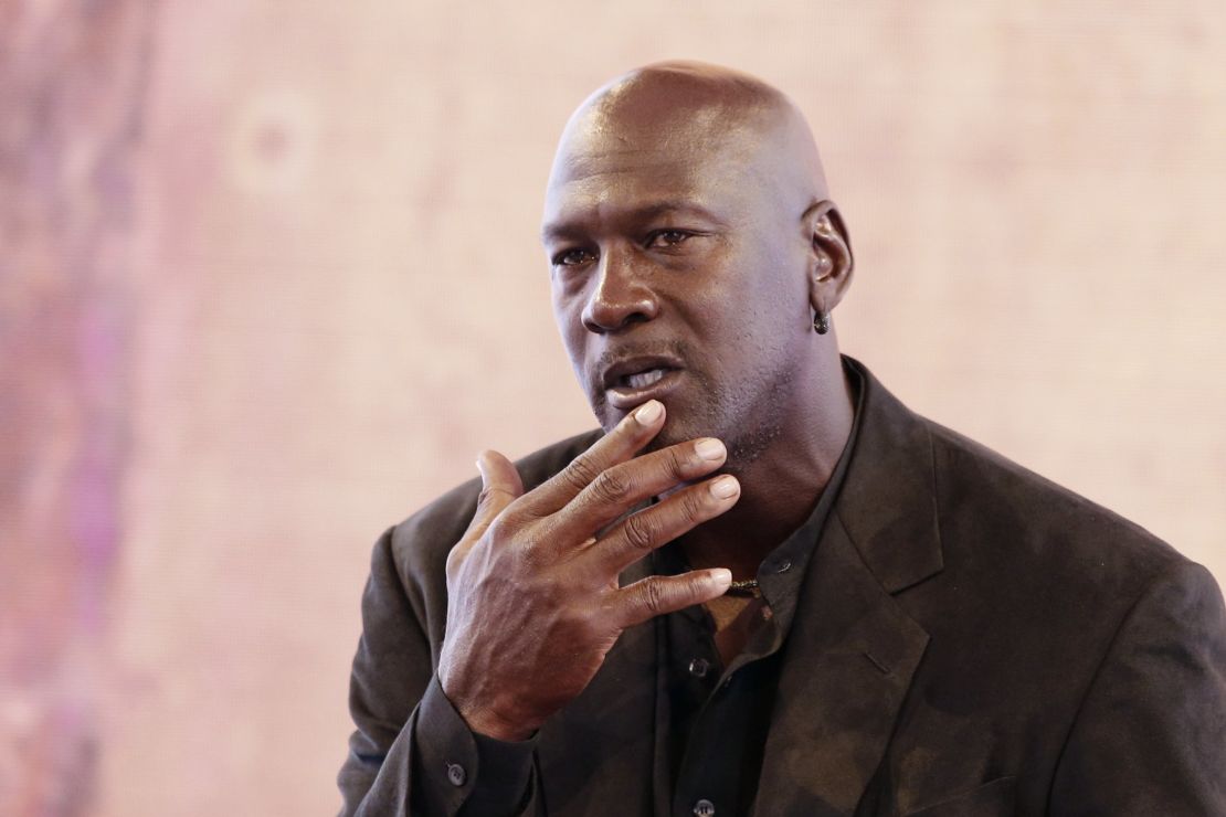 Michael Jordan at the Palais de Tokyo in Paris in 2015 to present Palais 23, to celebrate the 30th anniversary of the Jordan Brand.