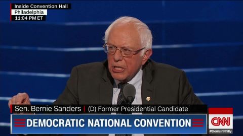 dnc convention bernie sanders hillary clinton president leadership sot_00001108.jpg