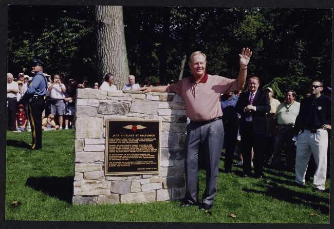 Ahead of the 2005 PGA Championship, a special monument to Nicklaus was officially dedicated. The 18-time major winner said of the club: "I shall always count Baltusrol among my favorite courses -- it is certainly one of the finest in the world."
