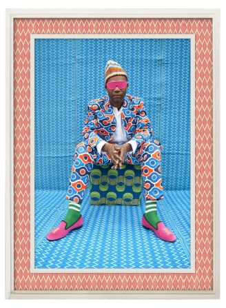 "The black dandy is someone who has a big character, who is quite flamboyant. It takes a very special person to dress up like that," says Hassan Hajjaj who was born in Morocco but moved to the United Kingdom when he was 13. 