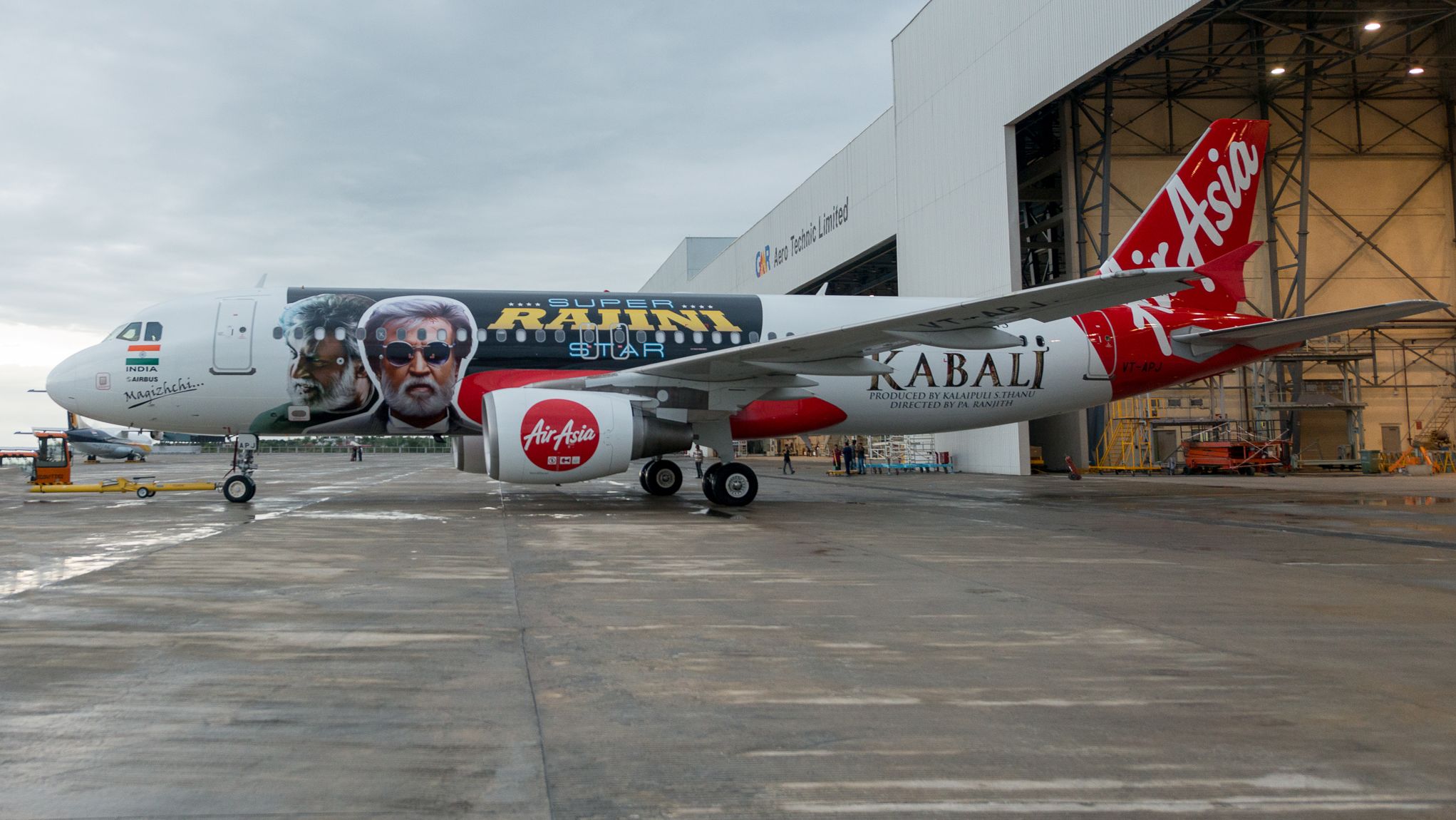 Budget airlines AirAsia has created a special flight from Bangalore to Chennai for the film's screening.
