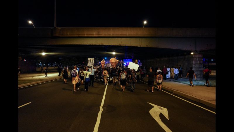 Outside The Democratic National Convention | CNN Politics