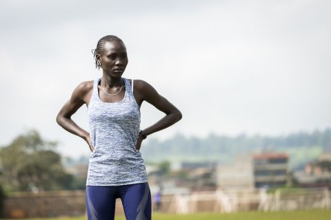 Anjelina Lohalith, 21, left her home country when she was just eight years old.  While her family remain in South Sudan, she will now compete in Rio in the 1500m for the Refugee Olympic Team.