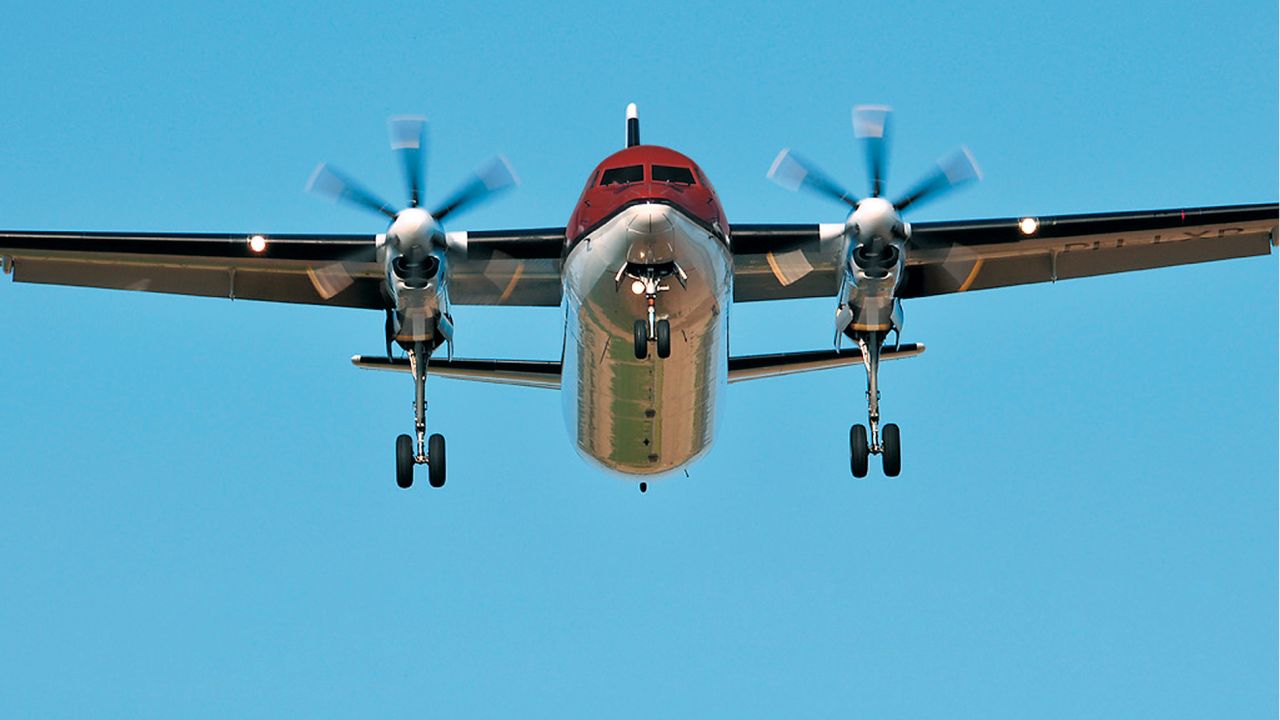 The Fokker 50, a propeller airliner designed for regional flights, was one of the most popular products of the historical Dutch aircraft manufacturer. 