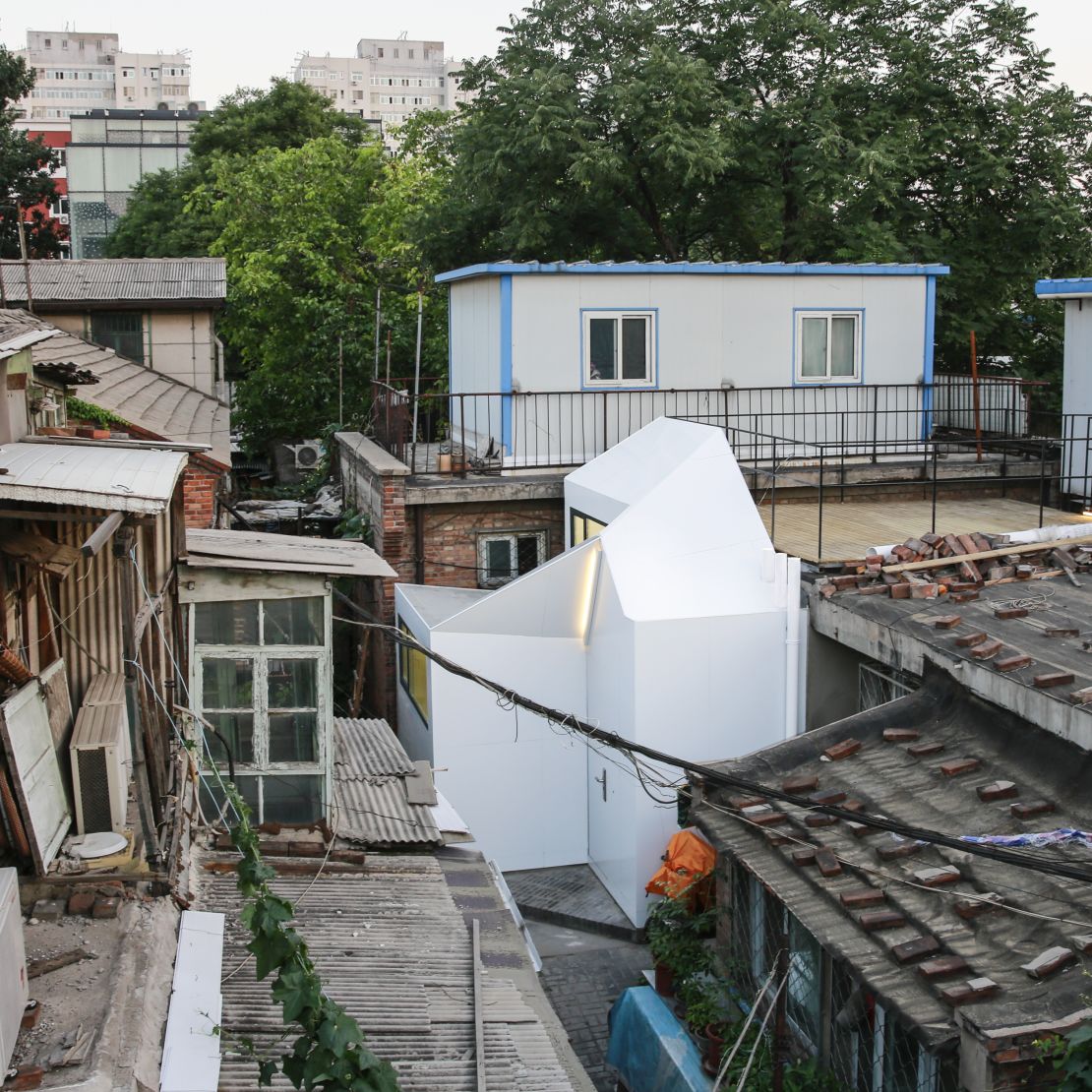 PAO co-founder James Shen hopes to install thousands of the plug-in units, and believes they can revitalize the hutong neighborhoods. 