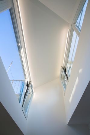 Skylights offer additional light. 