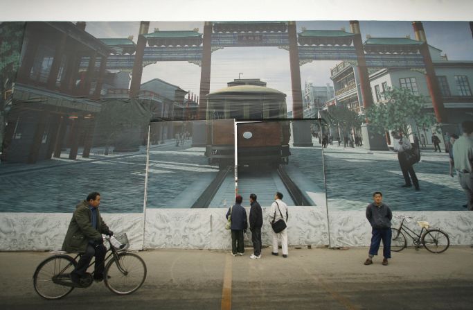 Many Hutongs have been replaced with new developments, such as this shopping and entertainment complex in one of Beijing's oldest districts. 