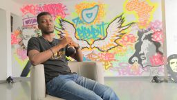 Osa Seven  is a leading graffti artist in Lagos