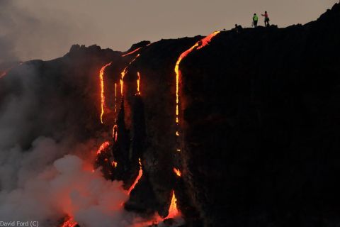 Lava has been flowing out of the volcano since May 25.