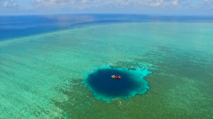 The sinkhole is being described as the world's largest at 987 feet (300.89 meters)