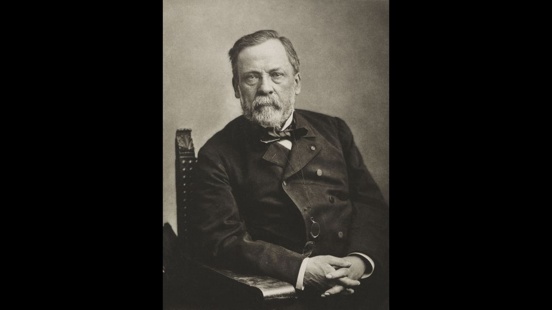 The first anthrax vaccine is alternately credited to Koch's French contemporaries Louis Pasteur, seen here, and Jean Joseph Henri Toussaint.