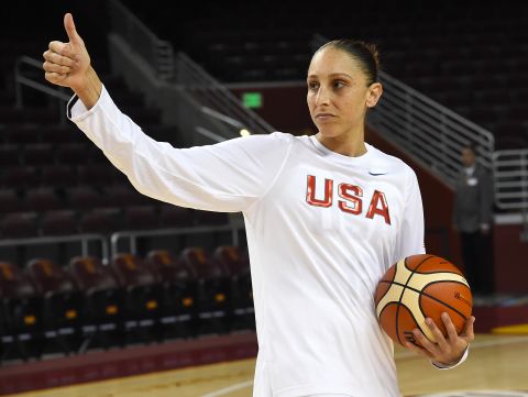 Diana Taurasi is one of three members of Team USA , along with Sue Bird and Tamika Catchings, gunning for their fourth consecutive Olympic gold. 