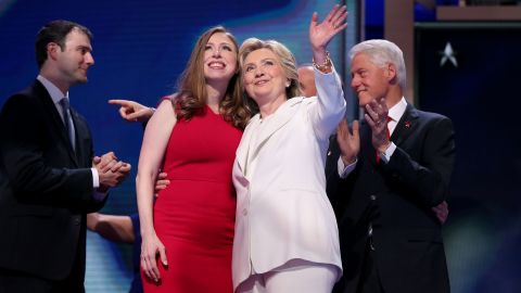 Chelsea Clinton has grown up before the nation and is now embracing a prominent role in her mother's presidential campaign. She introduced Hillary Clinton at the Democratic National Convention on Thursday, July 28.