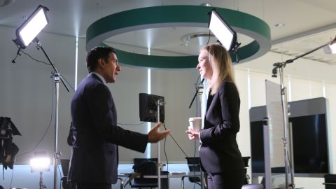 Theranos CEO Elizabeth Holmes and CNN's Chief Medical Correspondent Dr. Sanjay Gupta discuss the biotech startup, which aims to deliver faster, cheaper and more accessible lab results. They also discussed the troubles the company has had in recent months.