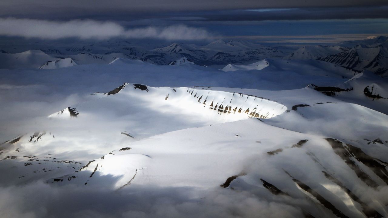 Norway boasts many mountains, including these spectacular ridges in Longyearbyen.