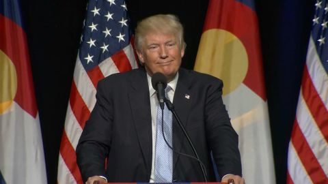 Donald Trump speaking in Colorado