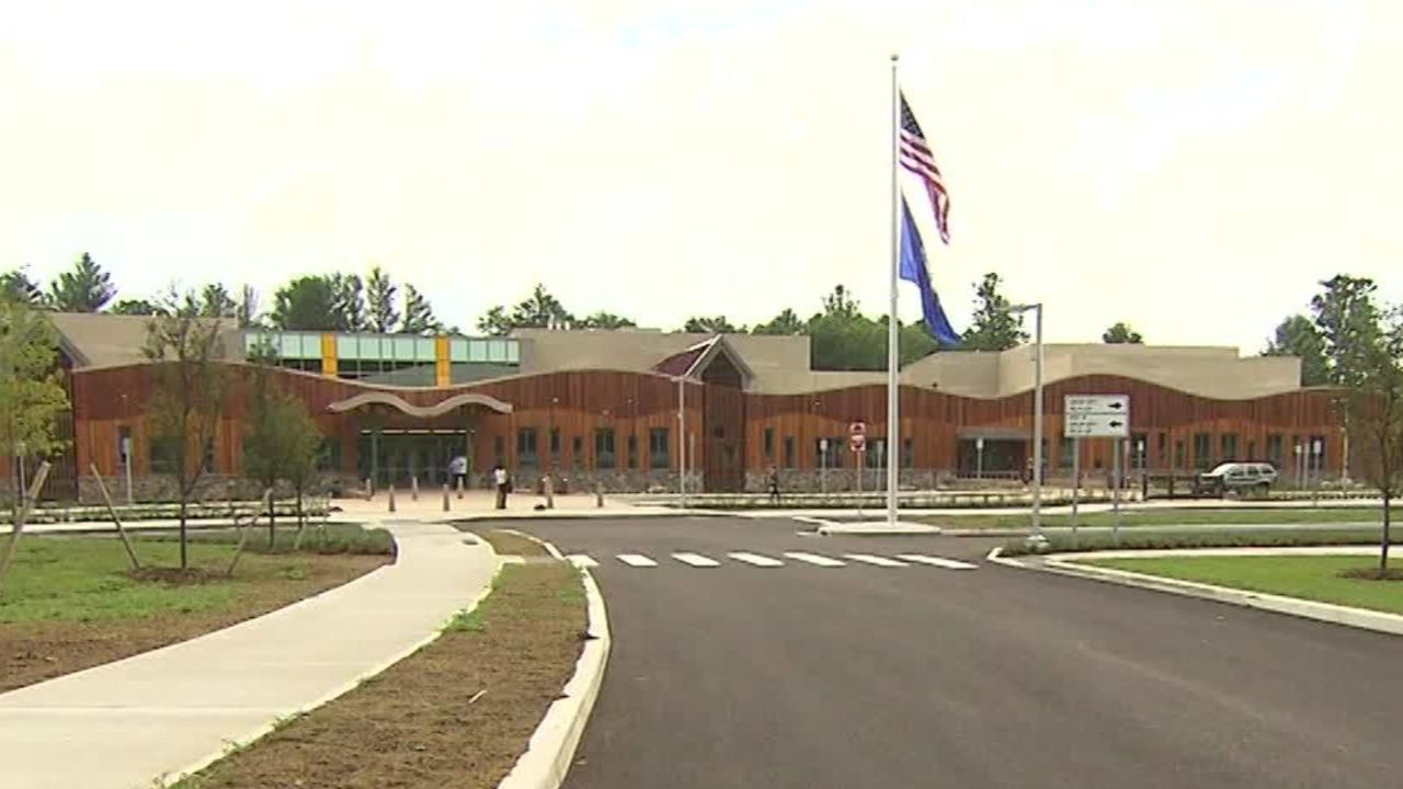 Sandy Hook Elementary School shortly after its completion in 2016.