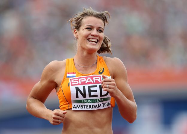 Schippers started out playing tennis before switching to track and field.