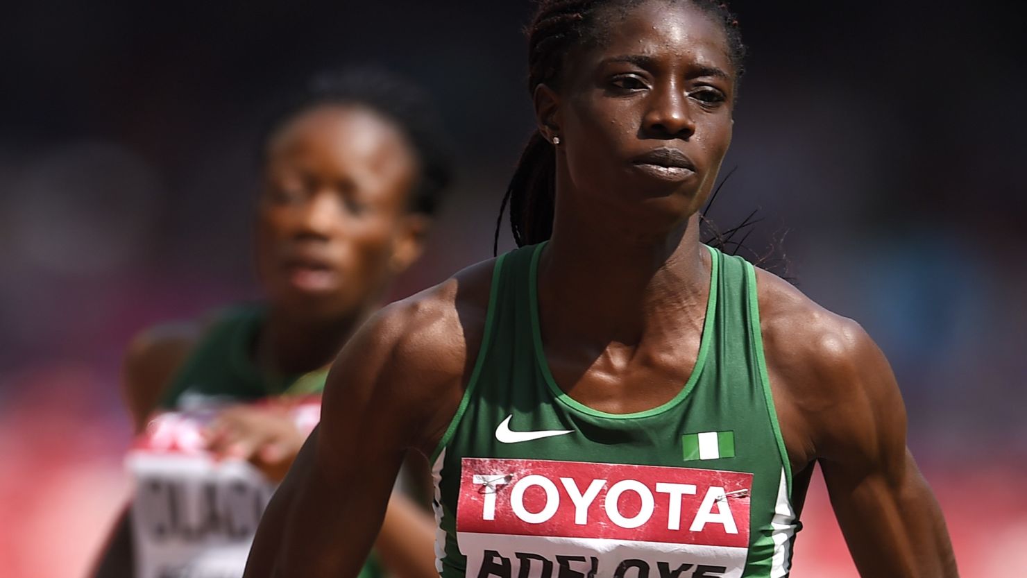 Nigeria's Tosin Adeloye has been disqualified after testing positive for a banned substance. 