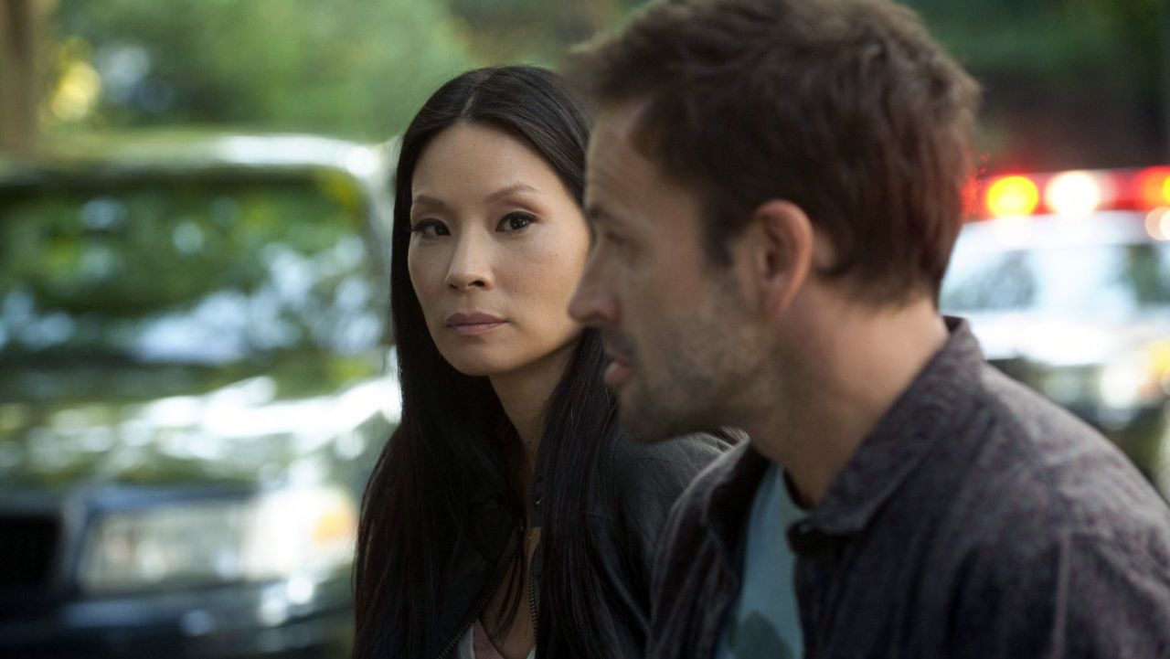 Lucy Liu and Jonny Lee Miller in "Elementary." Liu's also known for her roles in "Kill Bill," "Charlie's Angels," and "Ally McBeal."