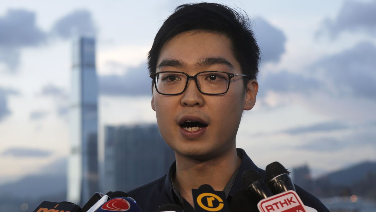 Chan Ho-tin of the Hong Kong Nationalist Party was seeking to run in the September elections.