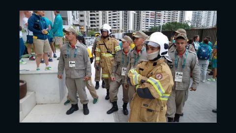 The building had to be evacuated for 30 minutes.