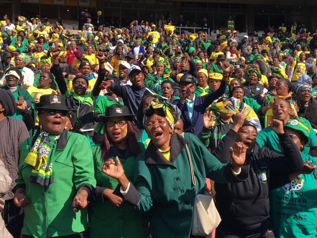 The ANC holds a final rally in Johannesburg before the highly contested local elections.