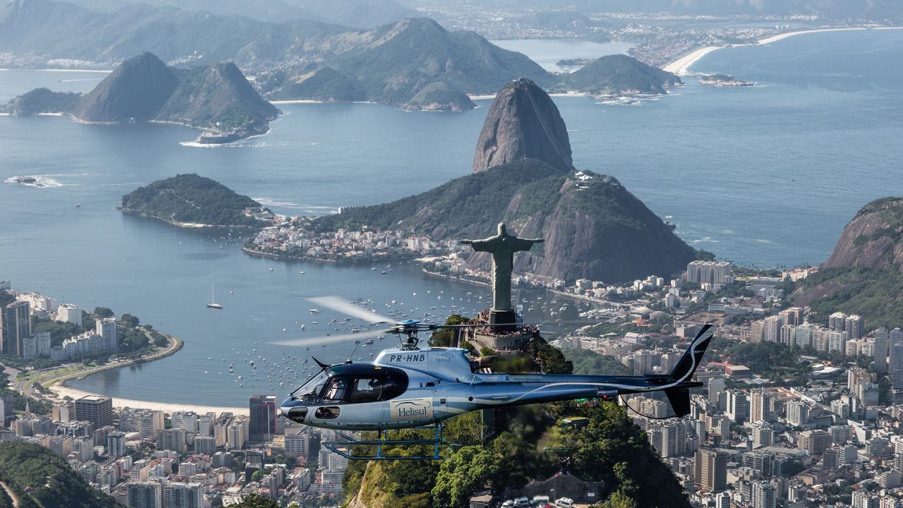 All eyes are on Rio this month, but what better way to view the city than from the air? Helisight offers seven chopper routes over Brazil's Wonderful City. 
