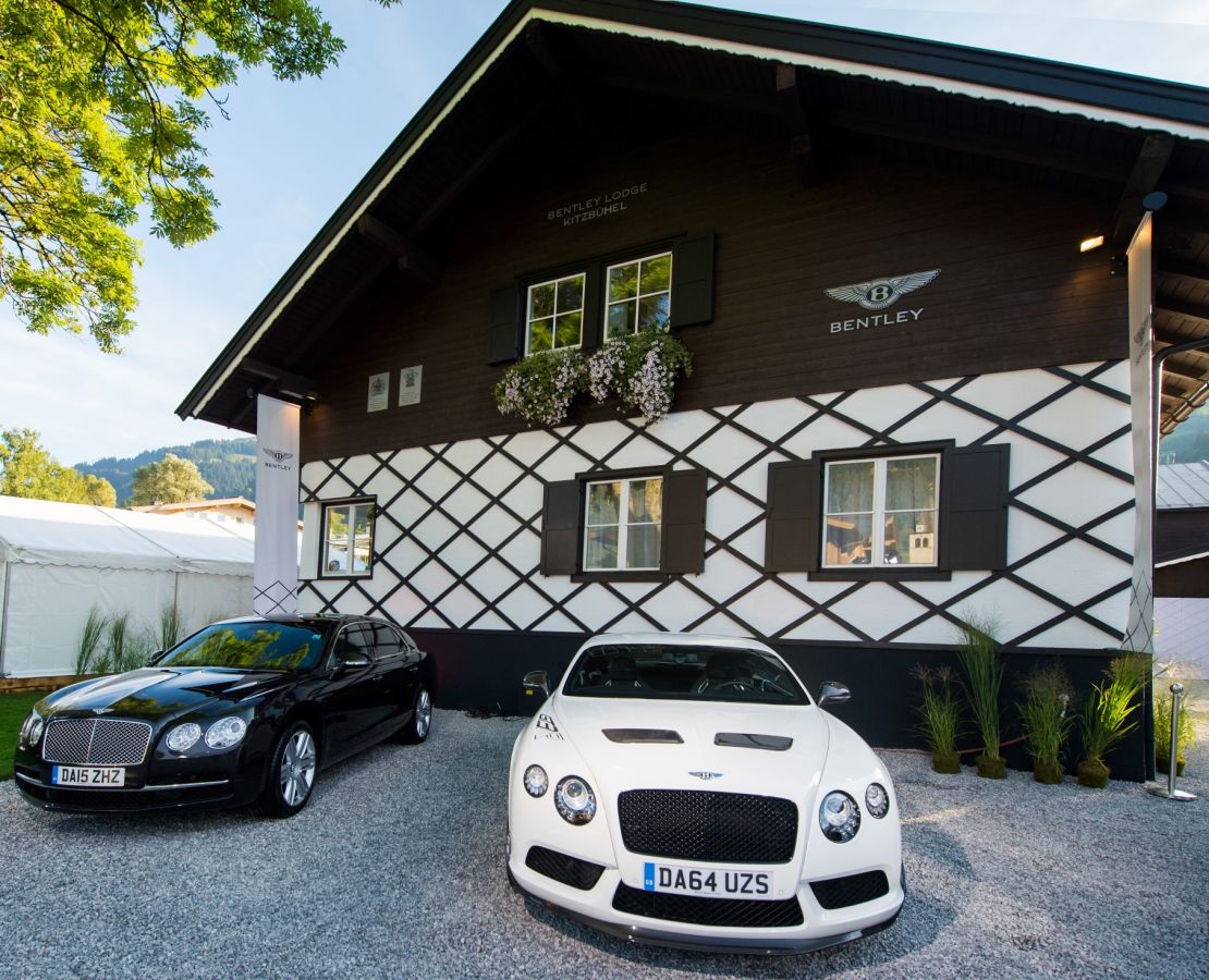 Bentley's mountain lodge in Kitzbuhel, Austria.
