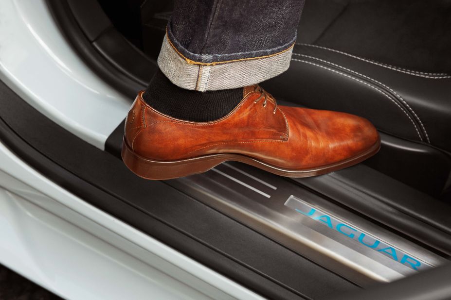 Legendary British car maker Jaguar has co-developed a range of shoes with another famous British brand, Oliver Sweeney. Designed and developed using similar processes to those adopted by Jaguar design, the 'Jaguar by Oliver Sweeney' range of formal driving shoes are priced at $425 (£325).