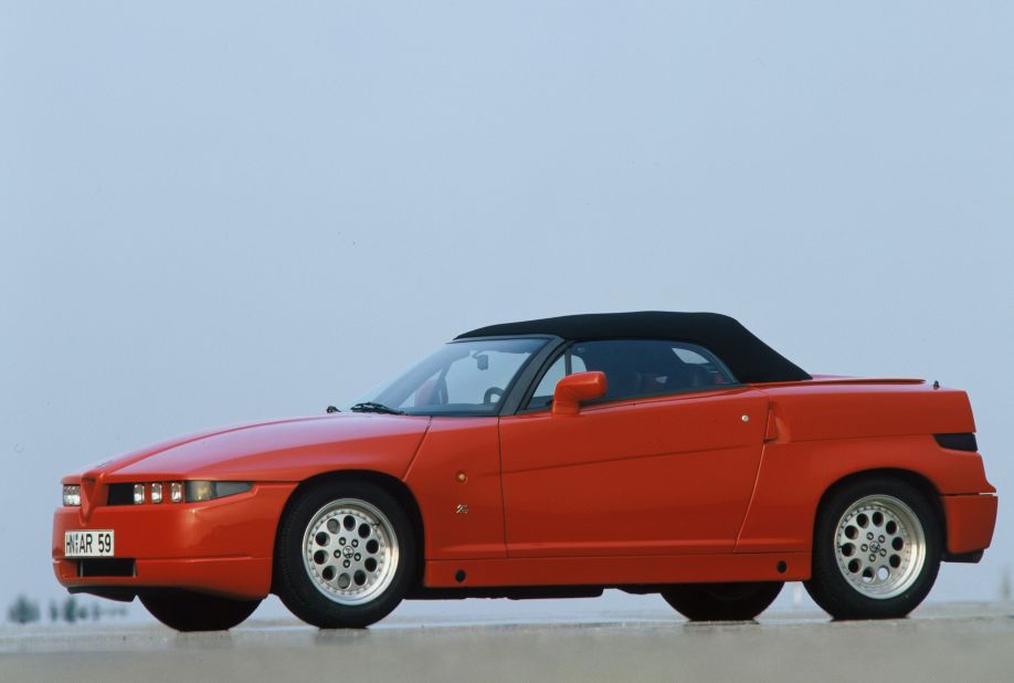 One of the most dramatic-looking cars of the nineties, the RZ (Roadster Zagato), named after the iconic Italian styling house that built the car on behalf of Alfa Romeo -- was actually pretty conventional underneath. It's worth a fortune these days, helped by the fact that Zagato went bust before the planned production run of 350 cars could be completed. Just 284 were made.
