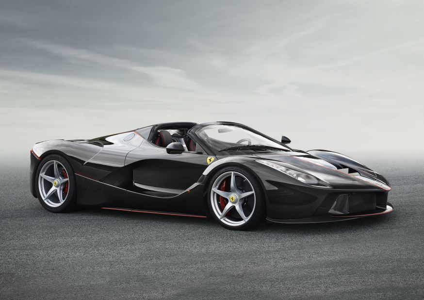 You know a car is special when it has sold out before you even unveil it - and that's precisely what happened with the open-top version of Ferrari's LaFerrari hypercar. Well-heeled enthusiasts were shown the car at private viewings, securing enough orders to fill the production schedule long before the first official picture was released. Ferrari has yet to confirm final specs, but we do know it'll have the same petrol-electric hybrid engine as the 'regular' LaFerrari, with 950bhp, so it won't be slow.