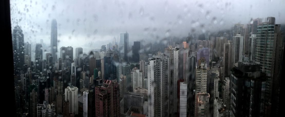 Hong Kong was drenched by Typhoon Nida but avoided severe damage. 