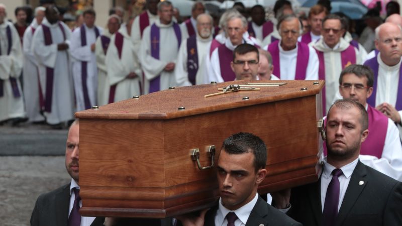Mourners honor slain priest at French cathedral | CNN