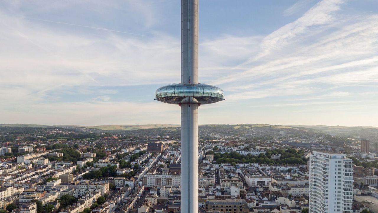 The i360 cost $55.9 million to build. 
