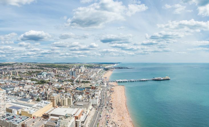 From the top of the tower, visitors will be able to look out onto Brighton's cityscape and the English Channel. 
