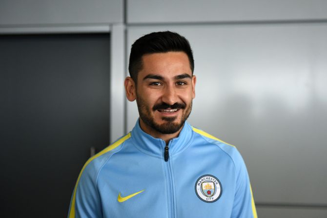 On June 2, Germany midfielder llkay Gundogan became Guardiola's first City signing, joining for a reported £20 million ($26 million) fee from Borussia Dortmund.