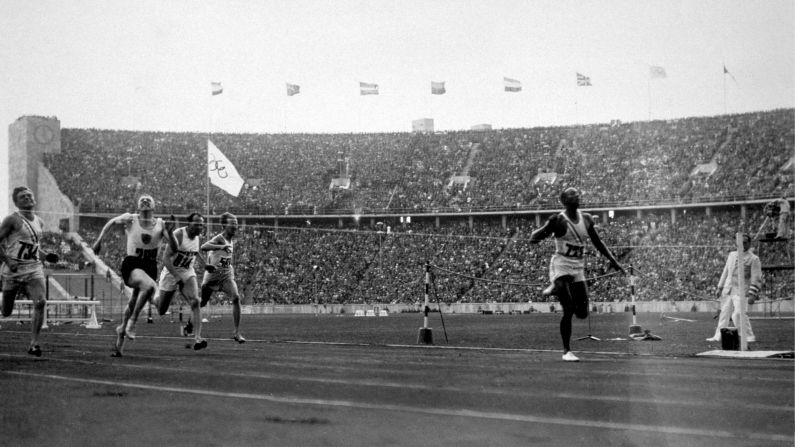 <strong>Owens makes a statement:</strong> U.S. track star Jesse Owens won four gold medals at the 1936 Summer Games, which took place in Berlin during the rule of Adolf Hitler and Nazi Germany. Hitler wanted the Games to showcase what he believed to be the racial superiority of white Aryan athletes, <a href="index.php?page=&url=http%3A%2F%2Fwww.cnn.com%2F2016%2F08%2F04%2Fsport%2Fgallery%2Ftbt-jesse-owens%2Findex.html" target="_blank">but Owens spoiled that idea</a> and became a cultural icon.