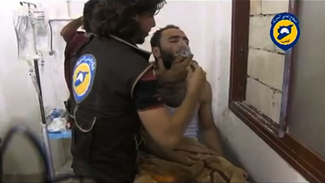 Two chemical gas attacks were reported in Syria on Tuesday, one of them in Aleppo and another in Saraqeb, Idlib province.