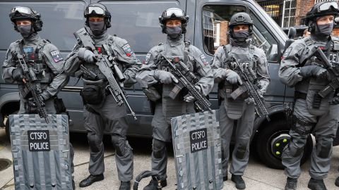 Armed officers will reassure and help the public against any attackers, the police comissioner says.