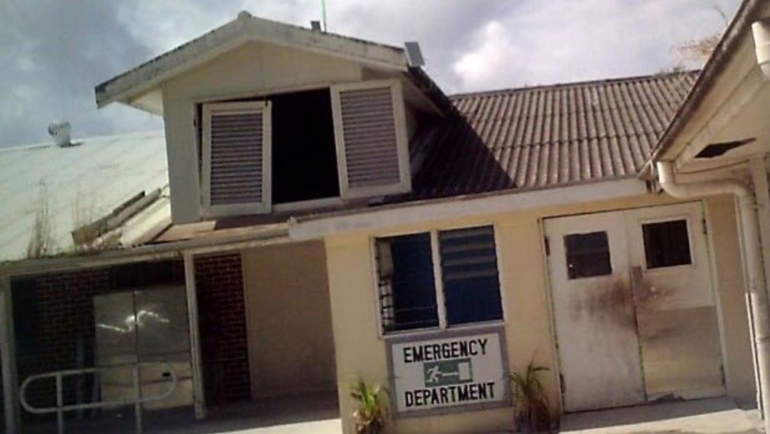 Nauru's emergency department as photographed by Amnesty in July.