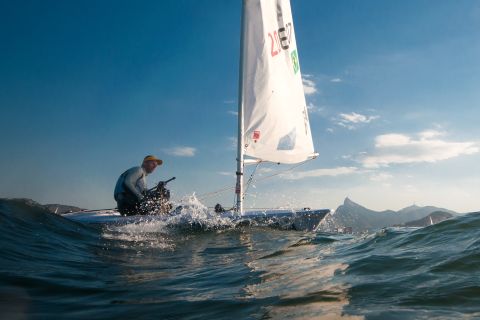 Robert Scheidt won two Olympic titles for Brazil in sailing's Laser class before switching to the Star class. Star is now out of the Olympics, so Scheidt is back in a Laser for what should be his final Olympic appearance.<br />