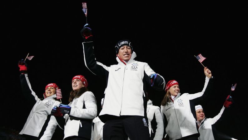 <strong>Turin, 2006: </strong>The white jackets, the futuristic lettering, the Kangol-style caps -- these uniforms were so European it hurt. (Appropriate since, you know, they were in Europe.)