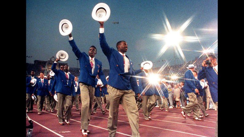 <strong>Barcelona, 1992:</strong> MAKE AMERICA ROYAL BLUE AGAIN.