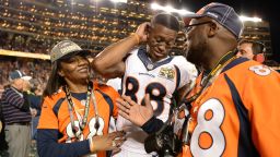 Demaryius Thomas and mom RESTRICTED