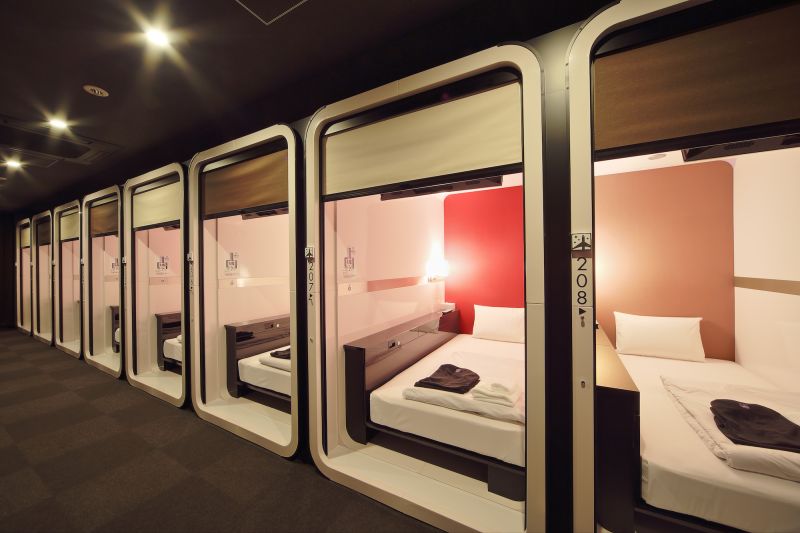 Pod hotel outlet